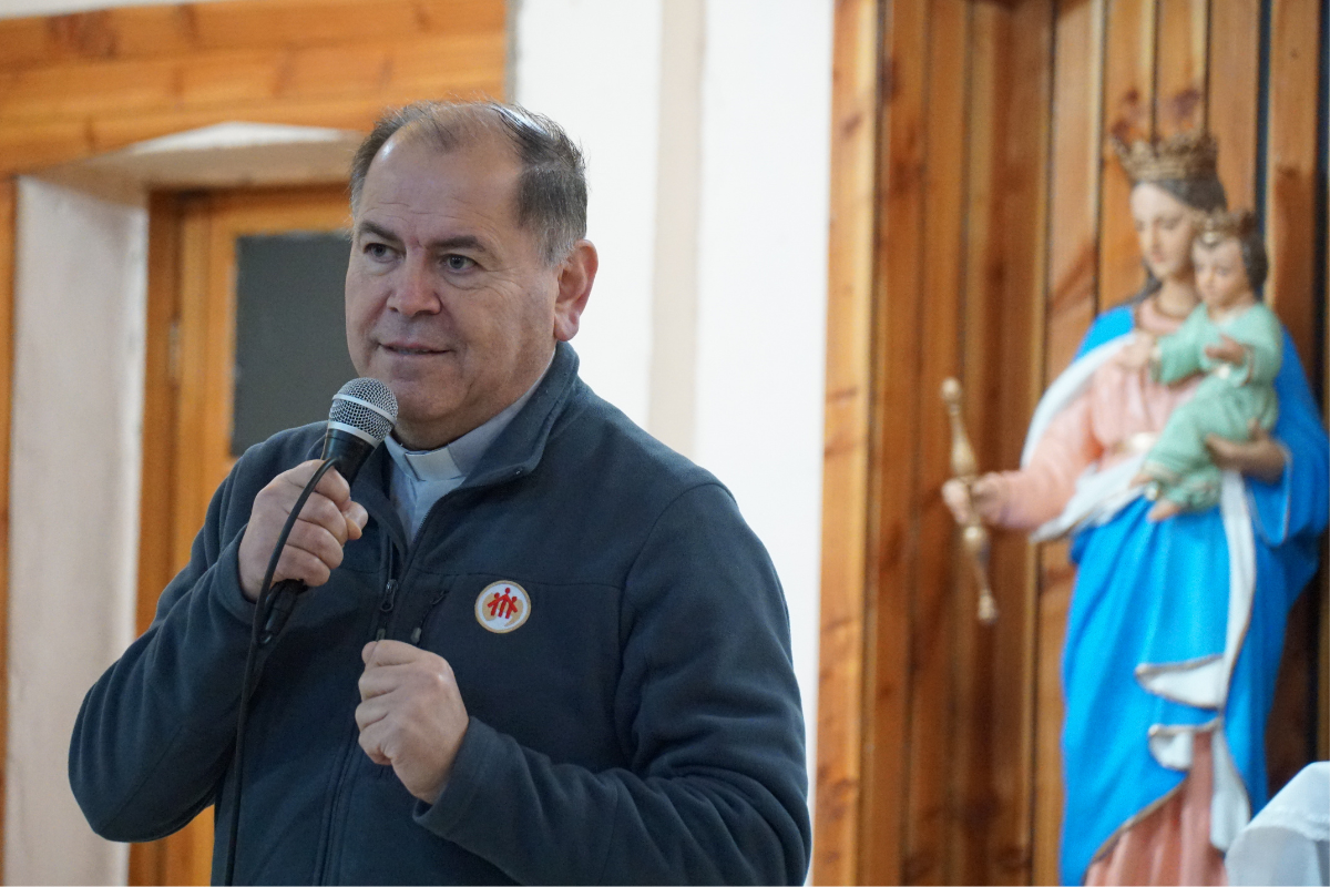 P. Nelson Moreno visita Colegio Oratorio Don Bosco